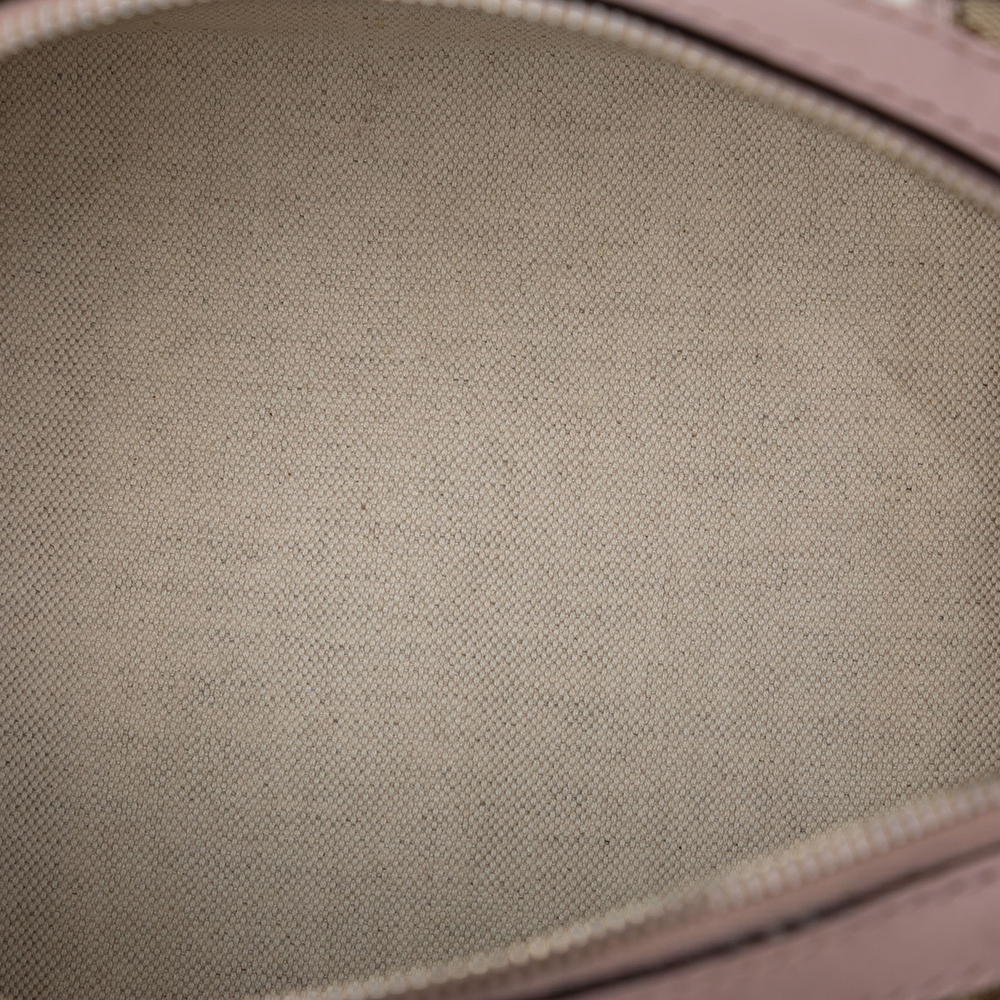 Pre-Loved Gucci Small GG Canvas Web Joy Boston Bag - Picture 4 of 7